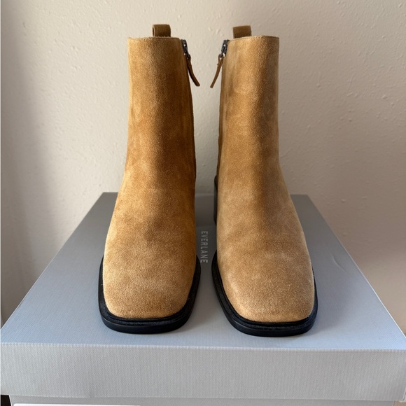 Everlane Tan Ankle Boots - Picture 3 of 6